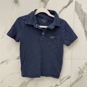 Vineyard Vines Kids Navy Blue Polo Shirt